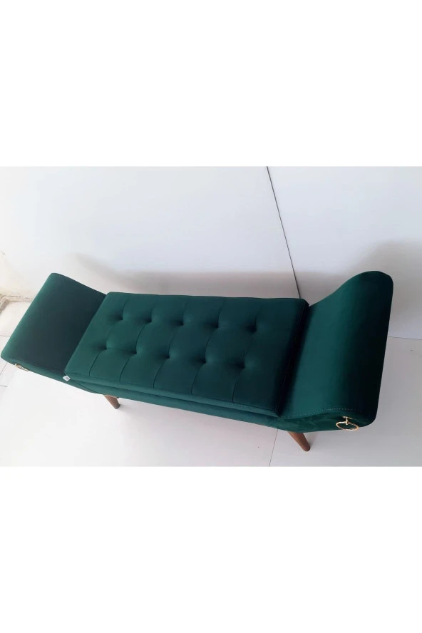 Mc Mobilya Sahra Peri Bench Dinlenme Koltuğu Ayak Ucu Ahşap Ayak - 3