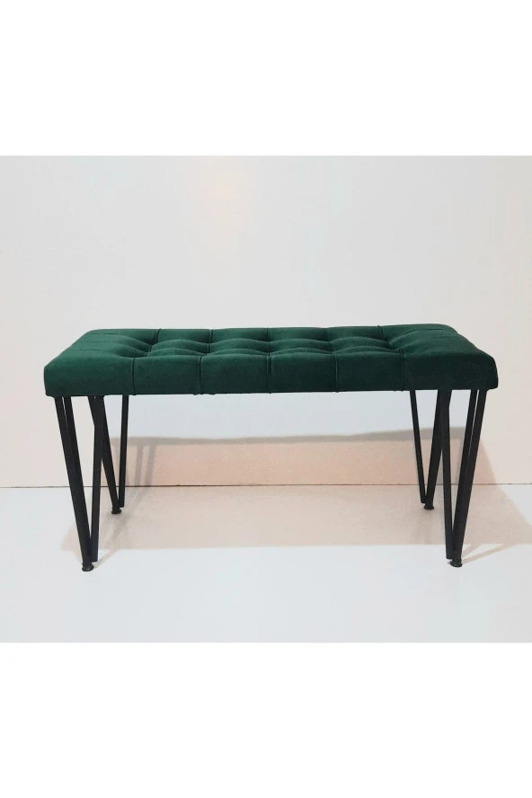 Mc Mobilya Sahra Peri Bench Puf Tabure Metal Ayak