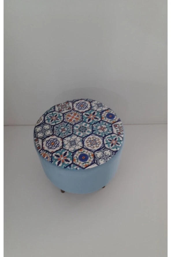 Mc Mobilya Sahra Silindir Daire Puf 45 Ayaklı - Resim 2