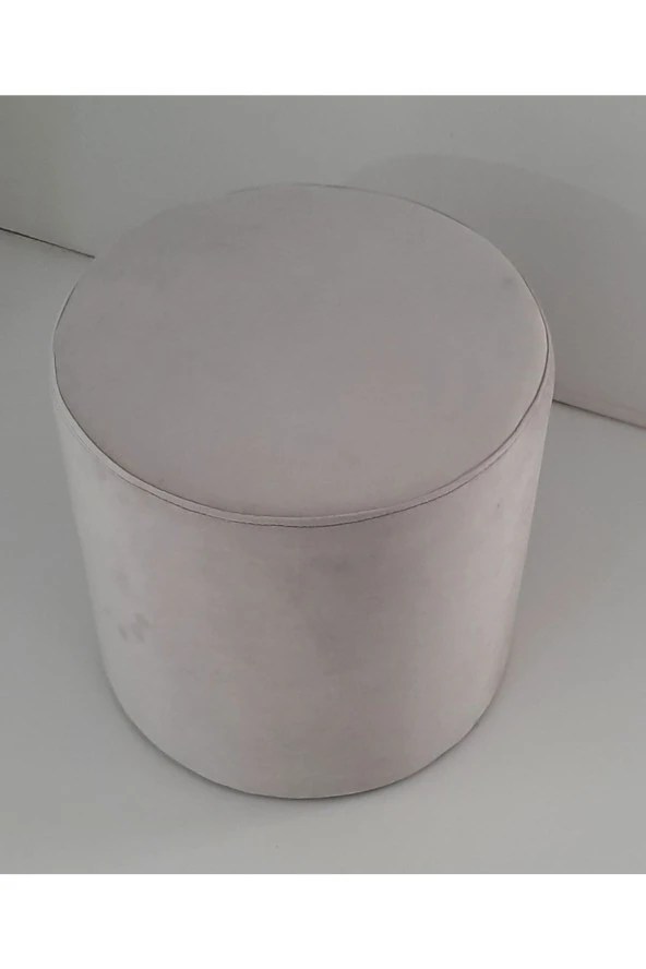 Mc Mobilya Sahra Silindir Daire Puf 45 Cm - Resim 2