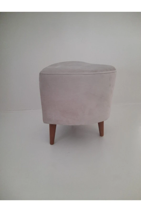 Mc Mobilya Sahra Kalp Puf Krem ürün görseli