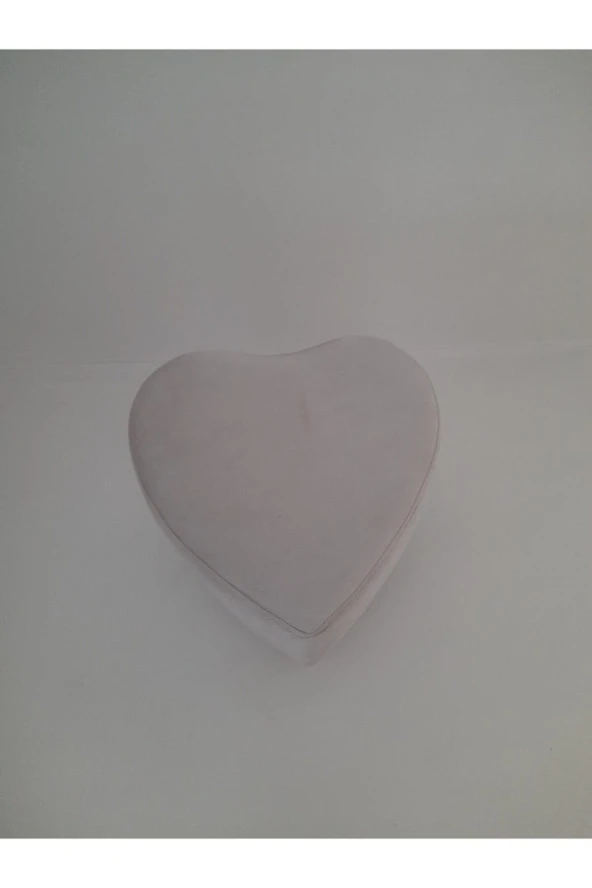 Mc Mobilya Sahra Kalp Puf Krem - Resim 3