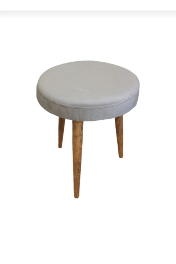 Mc Mobilya Sahra Silindir Daire Puf Tabure 38 Cm Çapında