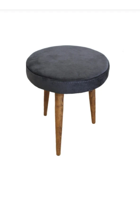 Mc Mobilya Sahra Silindir Daire Puf Tabure 38 Cm Çap