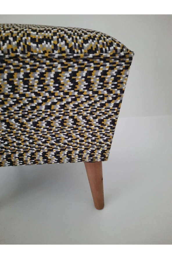 Mc Mobilya Sahra Konik Puf Tabure 40x40 Ayaklı - 2