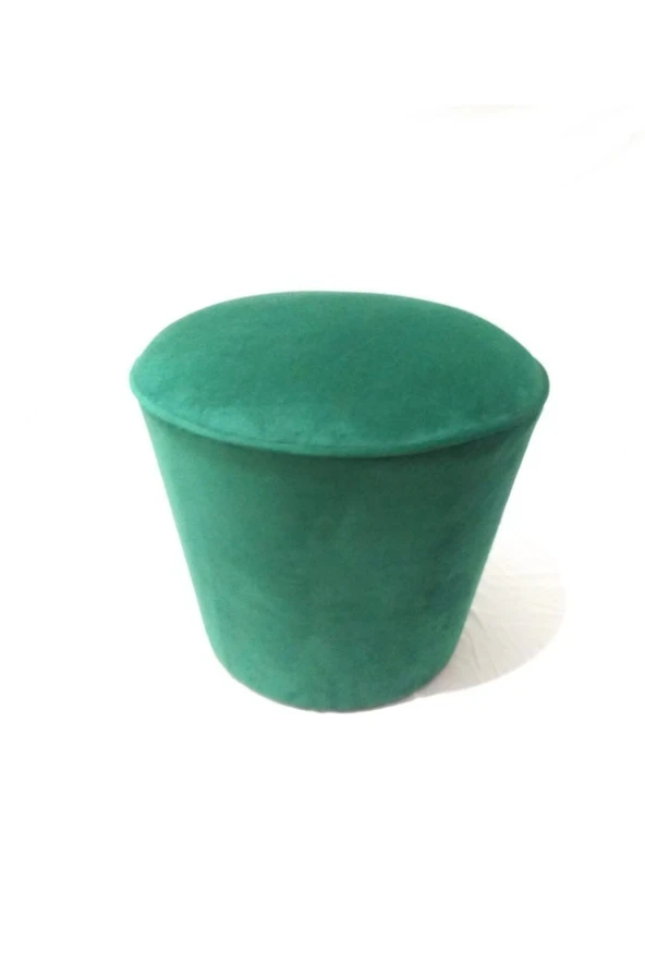 Mc Mobilya Sahra Puf Silindir Daire Yeşil ürün görseli