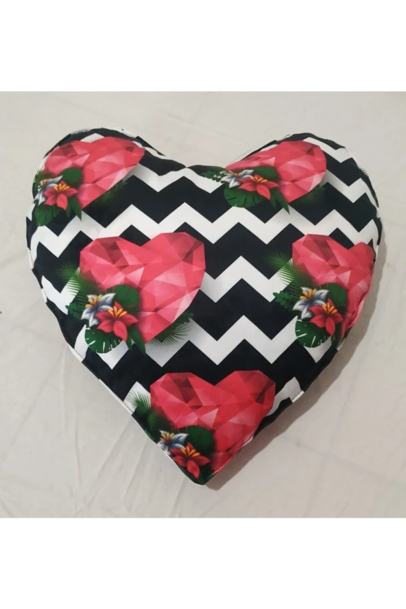 Mc Mobilya 42x42 Kalp Aşk Love Krlent Yastık - 2
