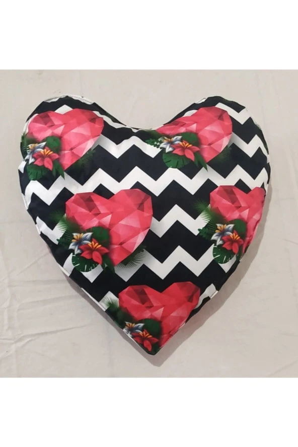 Mc Mobilya 42x42 Kalp Aşk Love Krlent Yastık - 3
