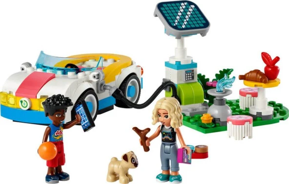 LEGO Friends 42609 Electric Car and Charger - Resim 3