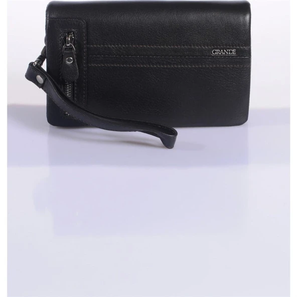 Grande Hakiki Deri Erkek El Çantası Kahve 4271 ürün görseli 1