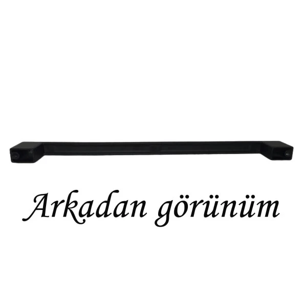 Marmara Kulp 224 mm Siyah Mutfak Kulpu Çekmece Dolap Kapak Kulbu Metal  Mobilya Dolabı Kulpları - 4