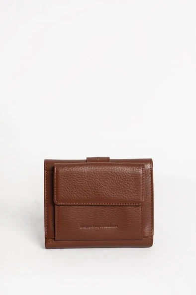 Grande Hakiki Deri Kadın Cüzdan Taba 2633 - Resim 3