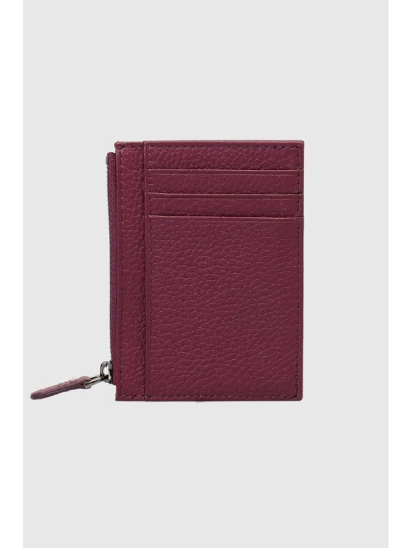 Grande Hakiki Deri Kartlık Mürdüm 853 - 5