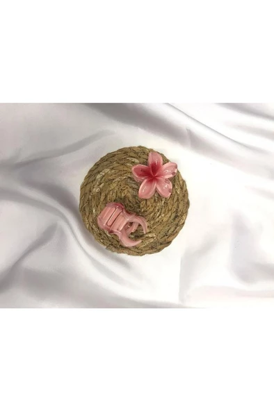 2'li Küçük Boy Lotus Çiçeği Mandal Toka 4.5 Cm - 7