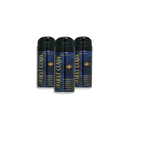 First Class Deo Sprey 150ml (3Adet)