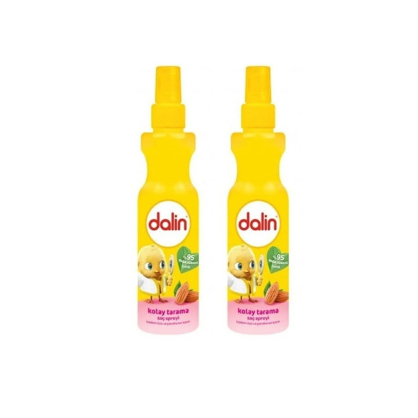 Dalin Kolay Tarama Saç Spreyi Badem Özlü 200ml 2 Adet