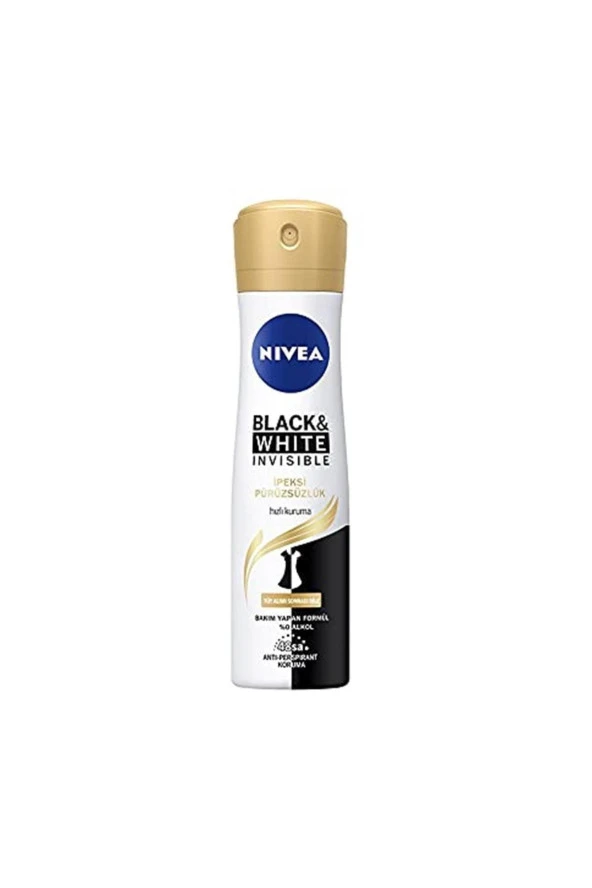 Nivea Deo.Sprey Kadın Invisible Black&white Ipeksi