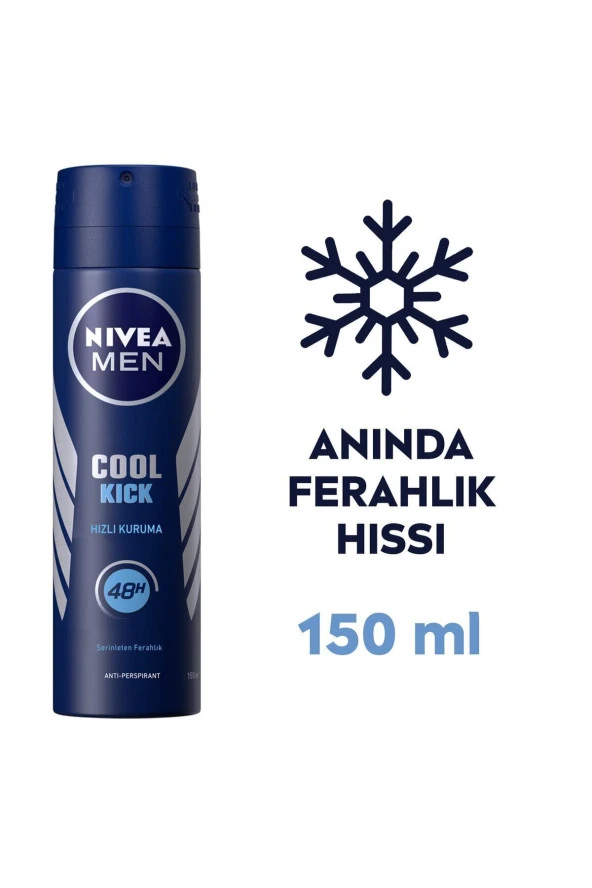 Nivea Men Sprey Deodorant Cool Kick 150 ml - 2
