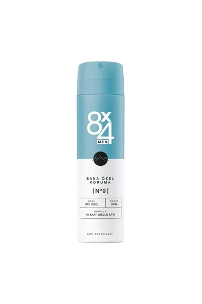 Dry Cool Erkek Deodorant Sprey No:9 150ml 2'li