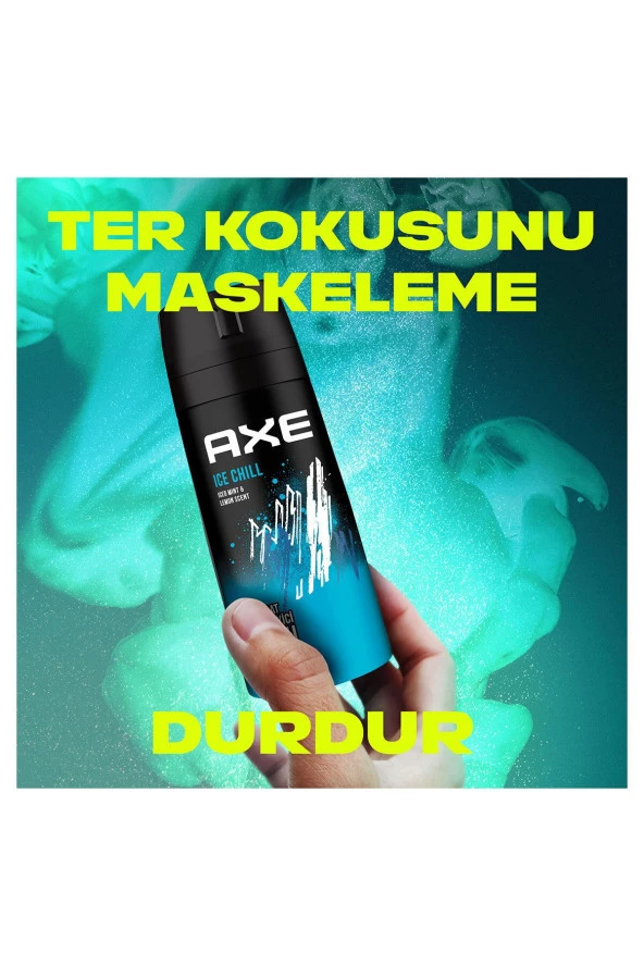 Axe Erkek Deo Spray Ice Chill 150ml 3 Adet - 2
