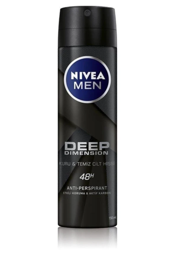 Nivea Men Deep Dimension Sprey Deodorant 150 ml - 2