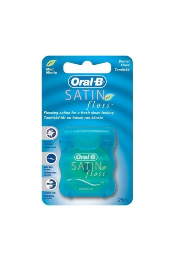 Oral-B Satın Floss Diş İpi Mint 25 mt