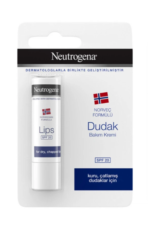 Neutrogena Norveç Formülü Güneş Koruma Faktörlü (spf 20) Dudak Nemlendiricisi