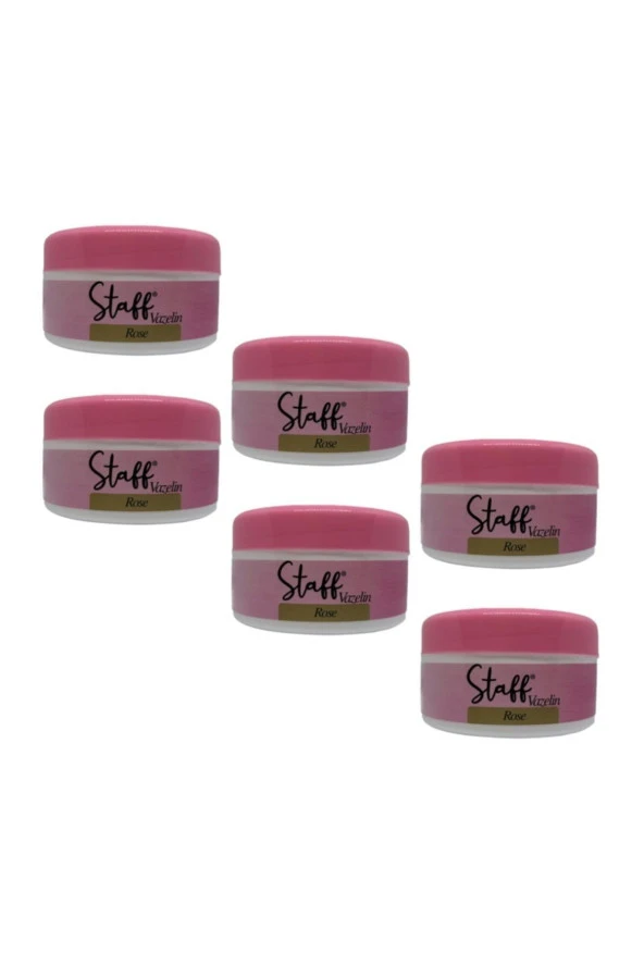 Staff Vazelin Rose Gül Kokulu 100 ml 6 Adet
