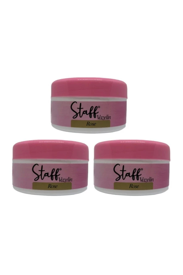 Staff Vazelin Rose 100 ml 3 Adet