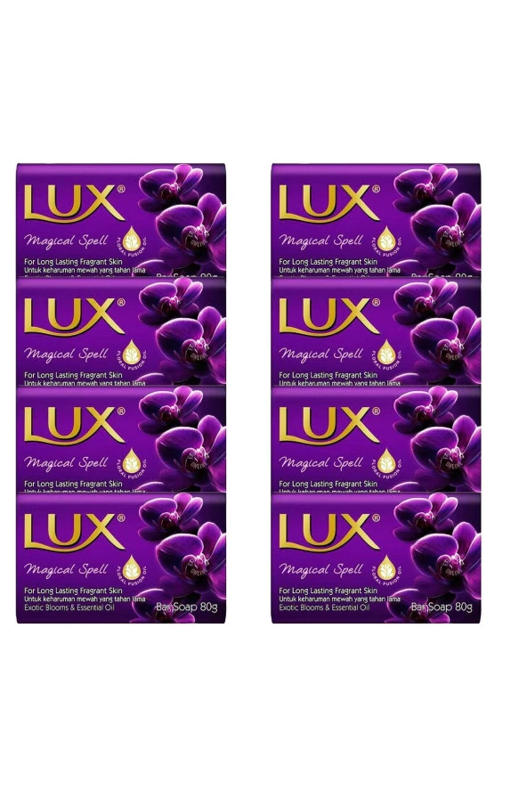 LUX 8 Ad. Lüx Sabun Mor 80 Gr. Magical Spell