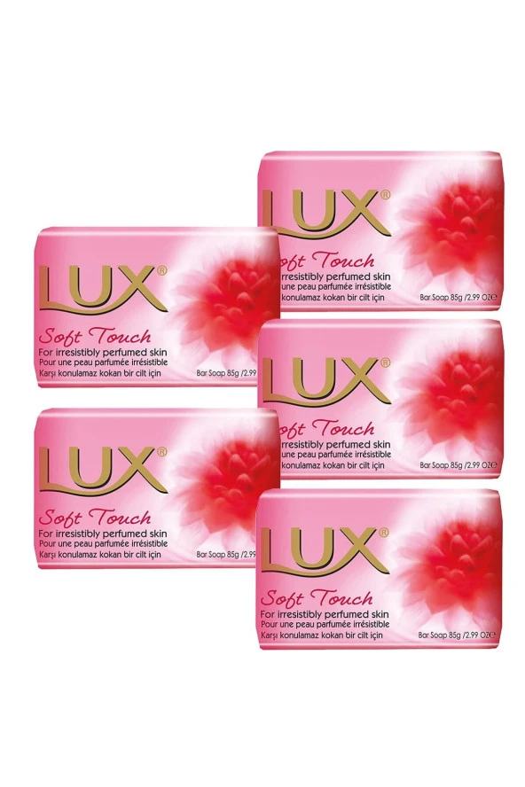 Lüx Sabun Pembe Soft Touch 80 gr 5 Adet