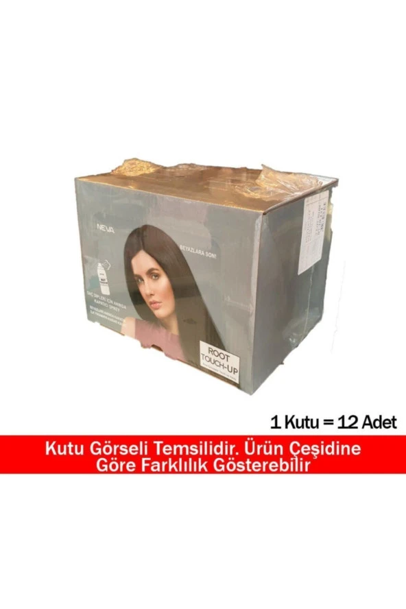 Neva Root Touch-up Saç Dibini Anında Kapatan Sprey 75 Ml Kızıl 12 Adet - Resim 3