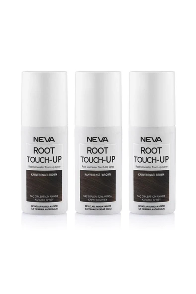 Neva Root Touch Up Kahve Kapatıcı Sprey 25 KULLANIM 75 ml 3 Adet ürün görseli