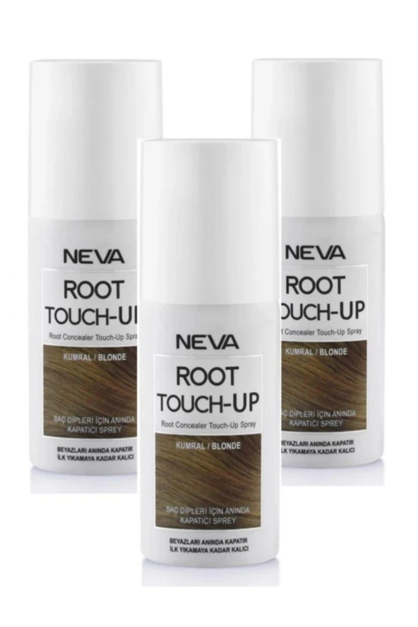 Neva Root Touch Up Sprey Kumral 25 KULLANIM 75 ml 3 Adet