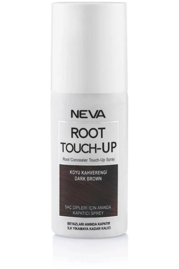 Neva Koyu Kahverengi Root Touch-up Beyaz Kapatıcı Sprey 75 ml ürün görseli