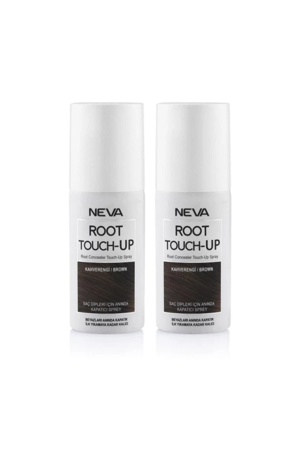 Neva Root Touch Up Kapatıcı Sprey 75 Ml Kahve 2 Adet