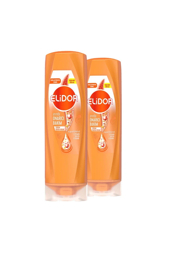 Elidor Saç Bakım Kremi Anında Onarıcı Bakım C Vit-Keratin-Seramid 350 ml 2 Adet - Resim 2