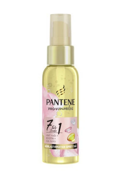 Pantene 7&1 Arada Ağırlaştırmayan Biotinli Hint Yağı, 100ml - Resim 2