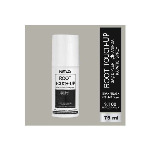 Neva Root Touch-Up Siyah Saç Dipleri Kapatıcı Spreyi 75 ml