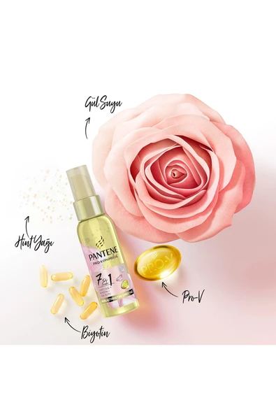 Pantene 7&1 Arada Ağırlaştırmayan Biotinli Hint Yağı, 100ml - Resim 4