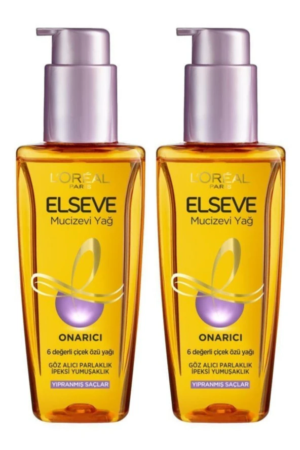 Elseve Loreal Paris Mucizevi Besleyici Onarıcı Bakım Yağı 2 Adet