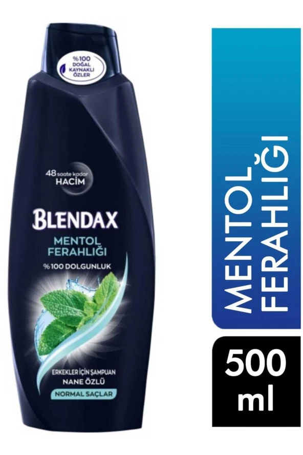 Blendax Şamp. Mentol Ferahlığı Normal Saçlara Nane Özü 500 ml