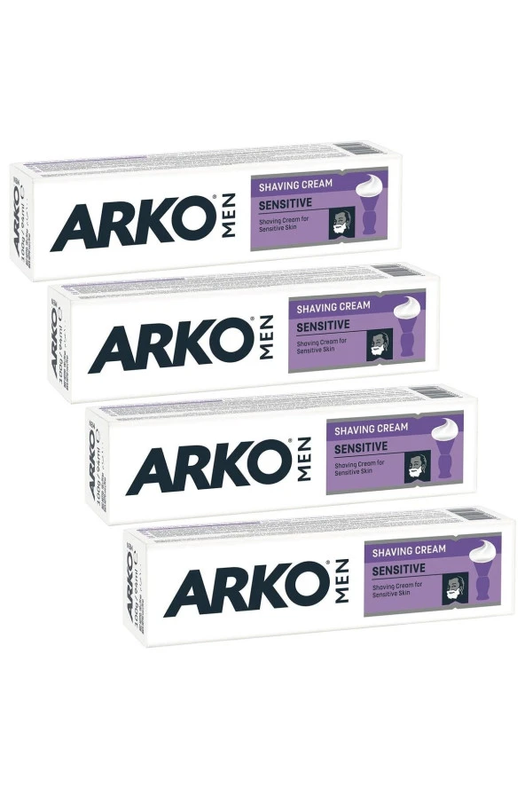 Arko Tıraş Kremi Sensitive 90 gr 4 Adet
