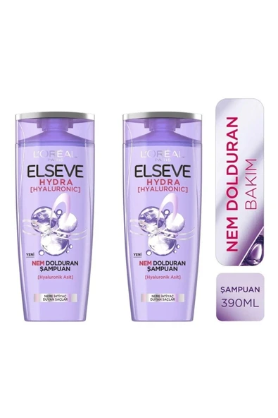 Hydra [hyaluronic] Nem Dolduran Şampuan 390ml 3600524063139 (2 Adet)