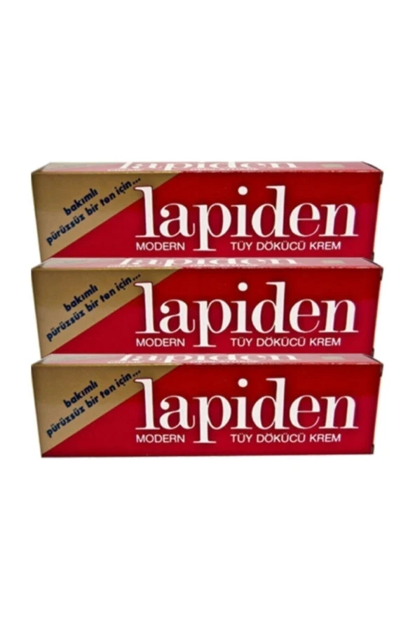 Lapiden Tüy Dökücü Krem Unisex 40 gr 3 Adet