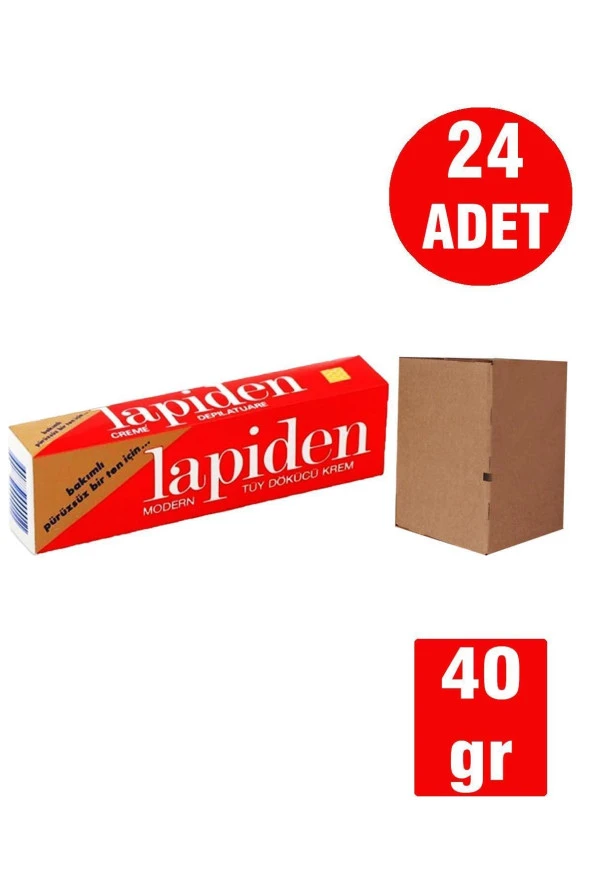 Lapiden Tüy Dökücü Krem  Unisex 40 gr 24 Adet - 1