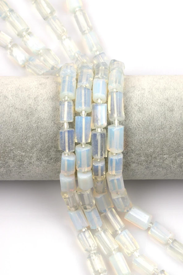 Cam Opal Doğal Taş Dizi Boru Kesim ürün görseli