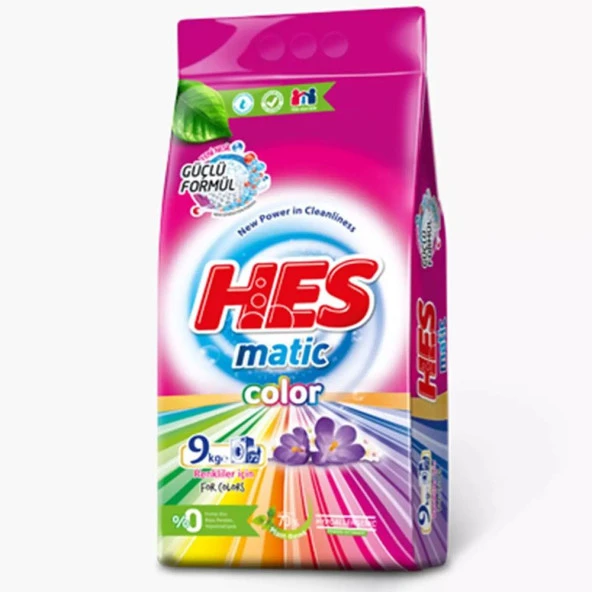 HES MATİK TOZ DETERJAN COLOR  9000 GR