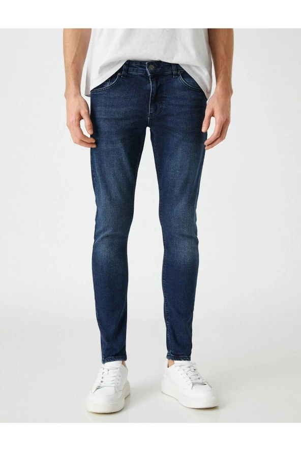 3sam40058nd Super Skınny Erkek Jean Pantolon Indigo Stone - 2