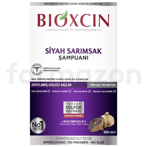 Bioxcin Siyah Sarımsak Şampuanı 300 ml